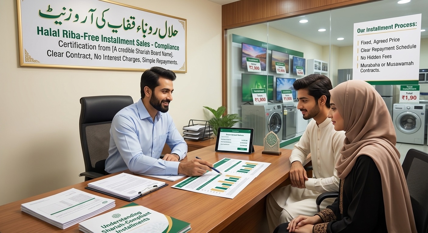 Halal installment business practices in Pakistan — riba-free structuring