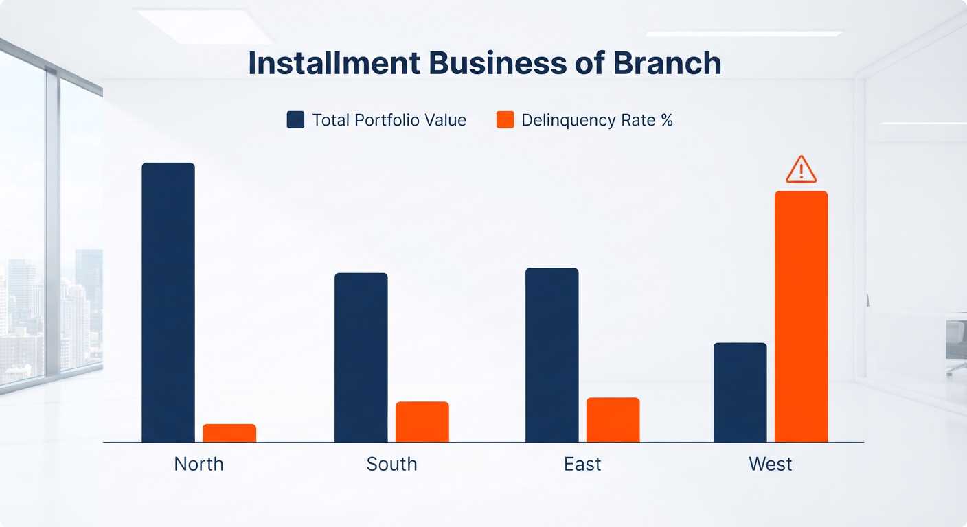 compare branch performance
